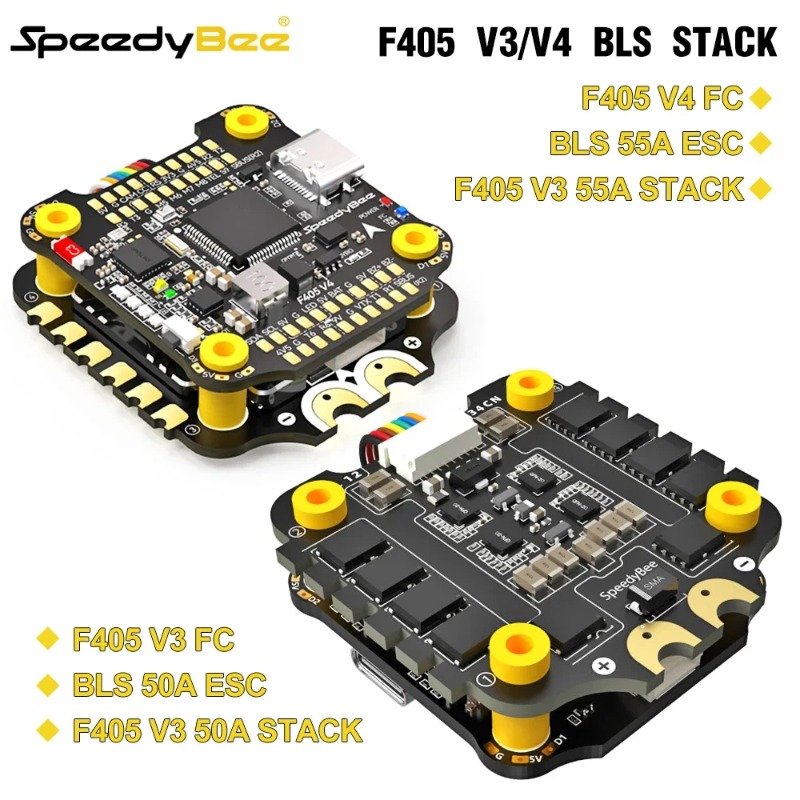 SpeedyBee F405 V3/V4 FC ESC St - Speedybee F405 V4 Bls 55A Stack reseña y precio